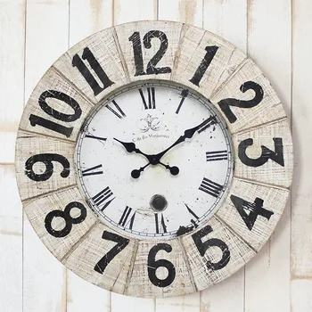 Ornamental Nice Modern Oversized White Round Wood Wall Clocks For Ornamental Nice Modern Oversized White Round Wood Wall Clocks For Home