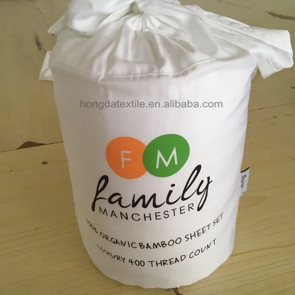 Luxury High Quality Bamboo Sheet Set European Standard White King Size