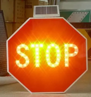 stop warning board
