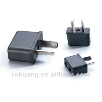 European American Australian New Zealand Outlet Plug Adapter 2 Round European American Australian New Zealand Outlet Plug Adapter 2 Round Flat Scket