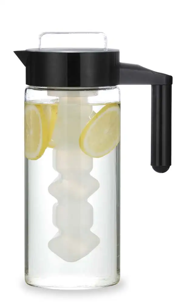 1500ml Large Airtight Glass Pitcher With Locking Spout And Carry Handle