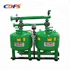 Back flushing quartz sand filter for irrigation