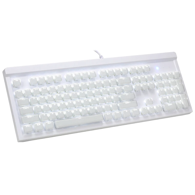 Kualitas Tinggi Memudar Dirancang Secara Ergonomis Keyboard ABS Lampu Kunci Cap