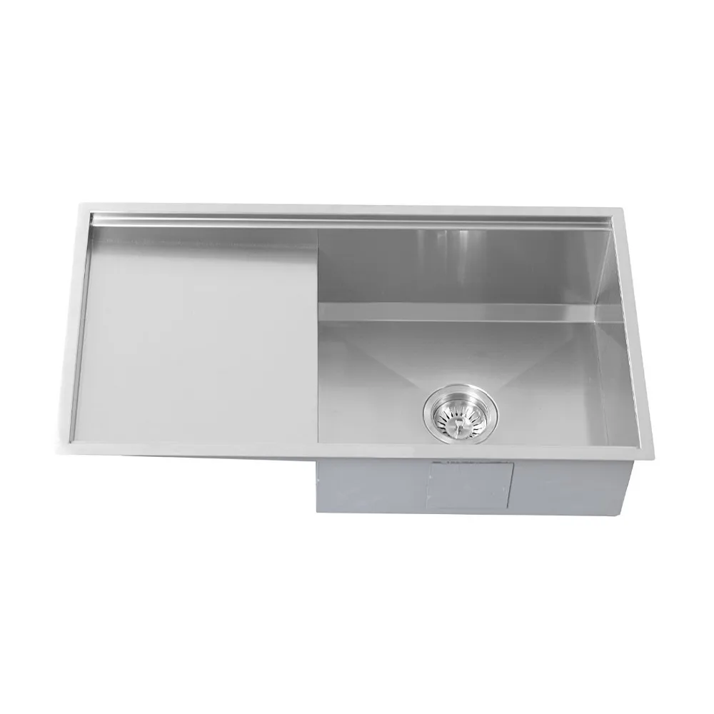 304 Stainless Steel Drain Board Small Sink Set Drainerboard Kitchen