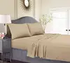 Hign-end 500 Thread Count Solid Color 100% American Long Staple Pima Cotton Duvet Cover Set with Stripe