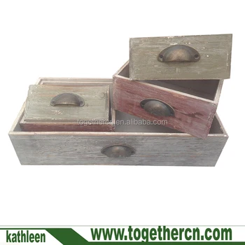 Newborn Baby Photography Props Vintage Wooden Drawer With Rustic