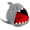 Felt Indoor Cat House Shark Look Cute Cat House