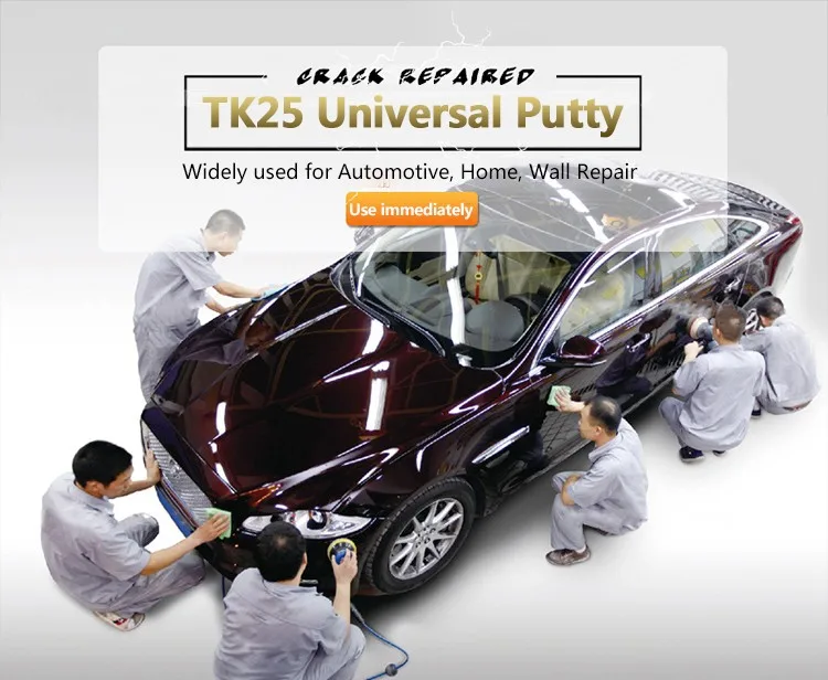 Tk25 Bpo Car Body Filler Light Weight Fast Dry Polyester Steel Putty