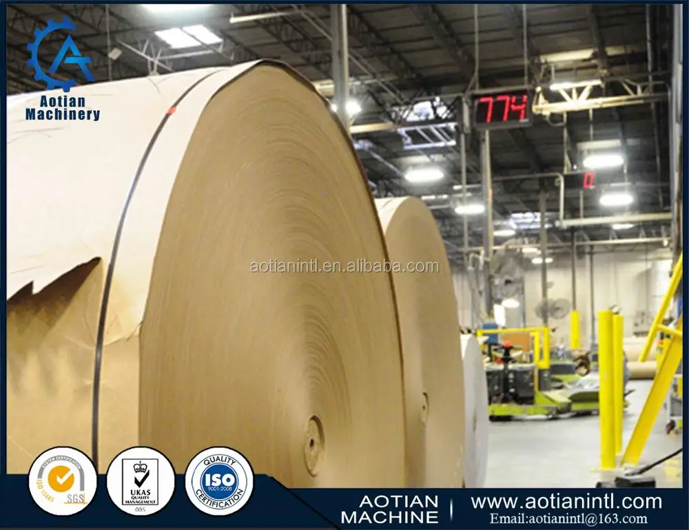 Carton paper roll kraft paper machine sahil tube box maker mill machinery