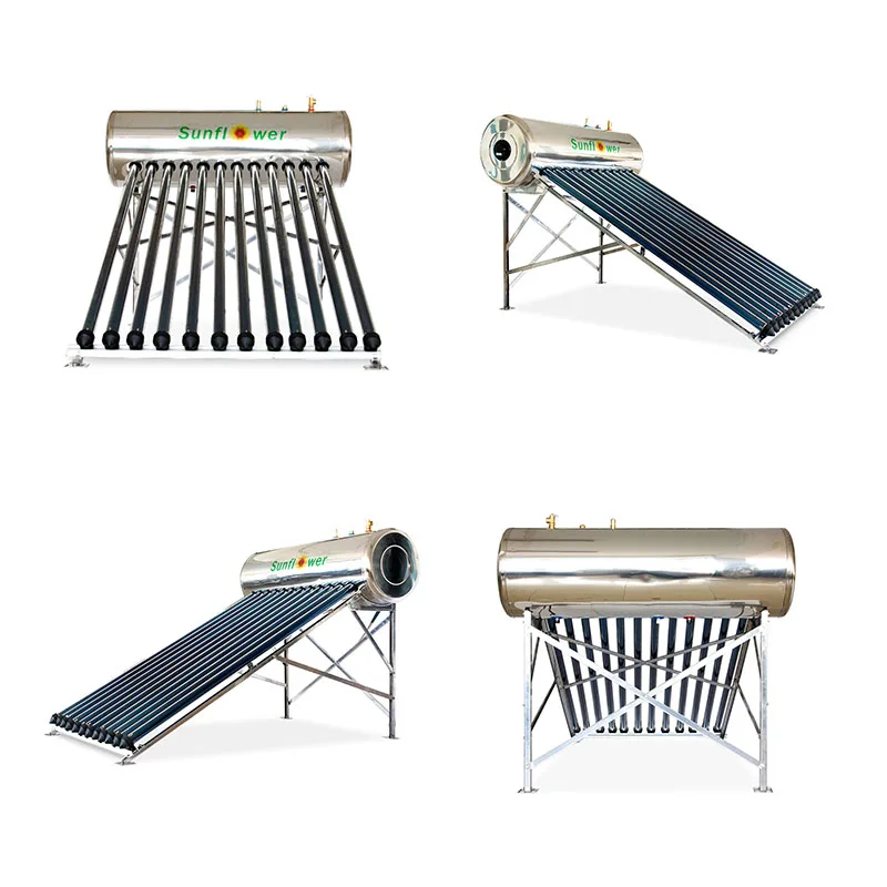 Sfh200h 200l Integrated High Pressure Solar Water Heater Stainless Steel With Heat Pipe Ce Iso 5135