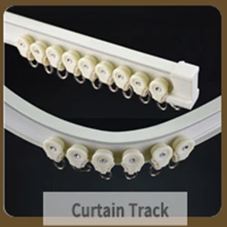 Hot Sale Double Aluminum Curtain Accessories Heavy Duty Ceiling Mount Curtain Track With Pulley System Buy Ceiling Mount Curtain Track Ceiling