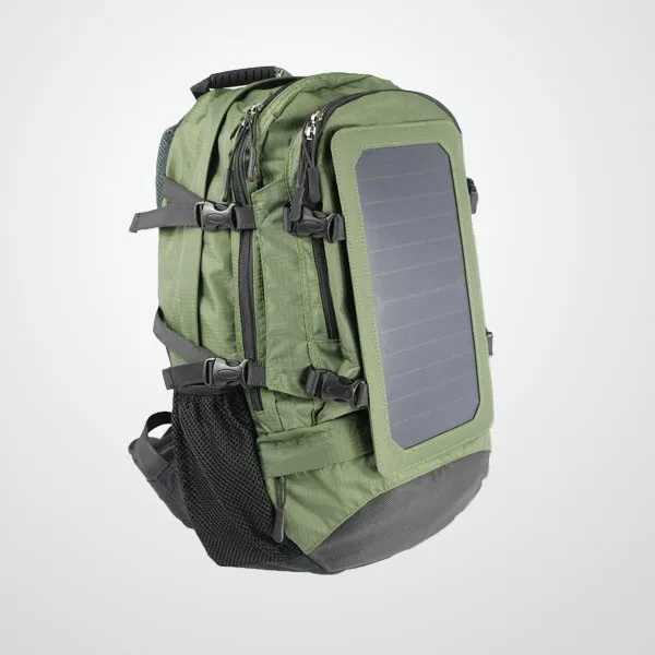 7watts Solar Chargeable Backpack,Solar Panel Bag With 10000mah Power ...