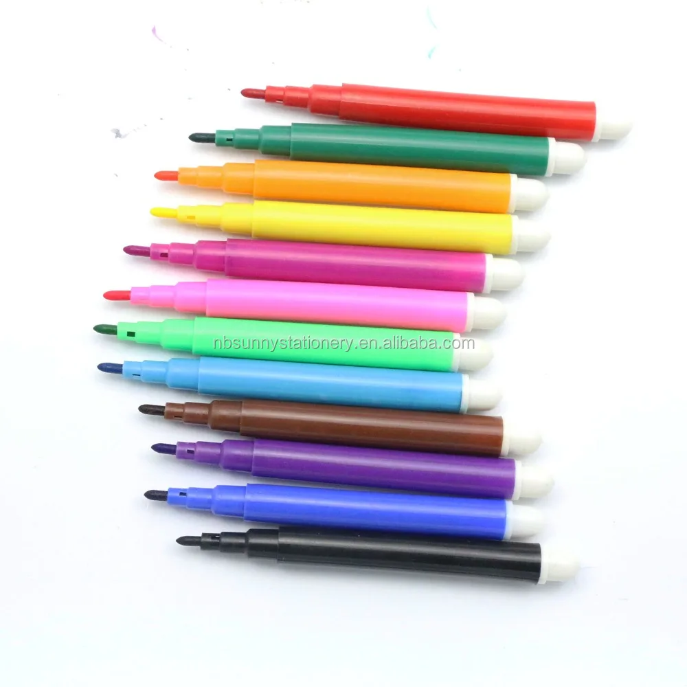 Multi Mini Water Color Marker Nontoxic Felt Tip Marker Water Color Pen