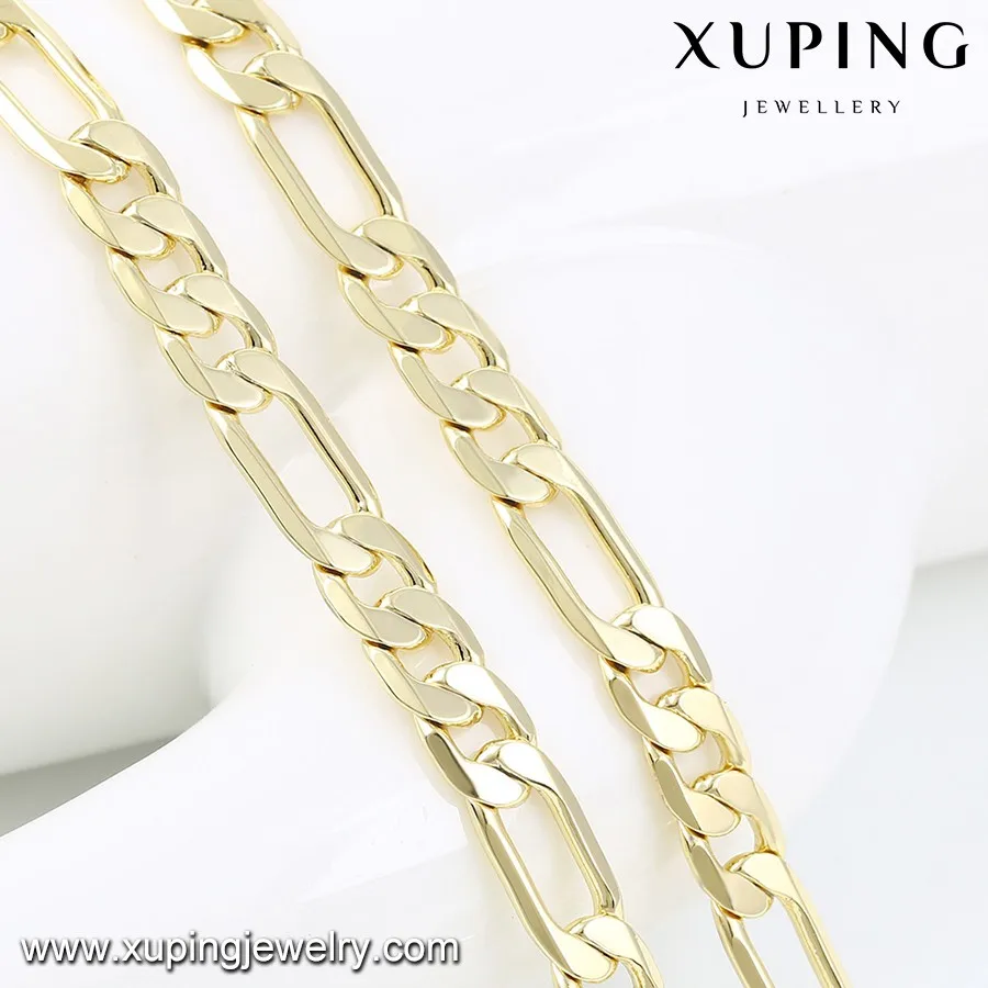 43195-xuping Fashion Chains Jewelry 14k Gold Plated Heavy Men Chain ...