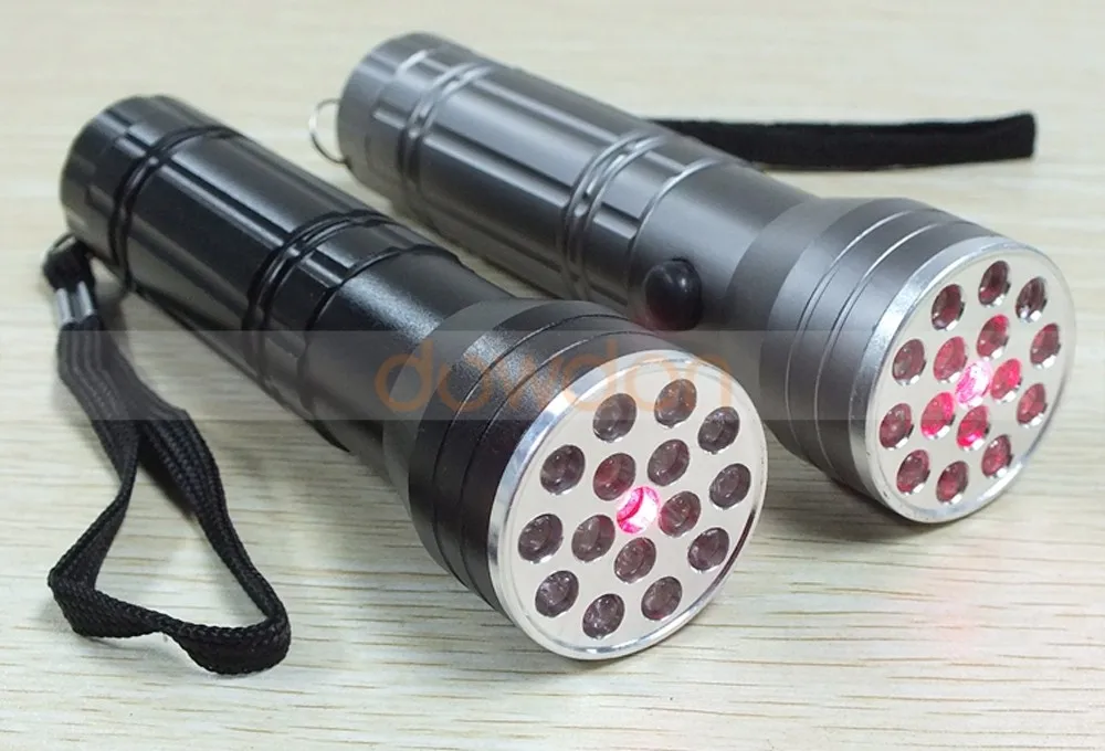 3 In1 15 Led Flashlight Uv Light And Red Laser Pointer Combo Light Hand
