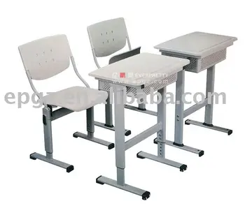 High Quality Second Hand School Furniture Adjustable School Desk