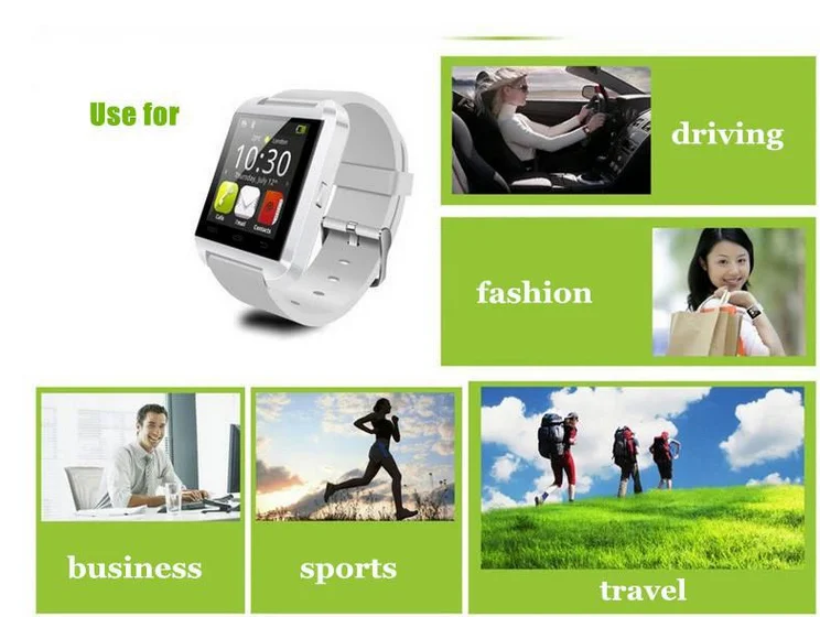  Healthy life 1.44 inch U8 Anti-lost three color smart watch andriod