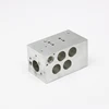 Custom Aluminum 6061-T6 pneumatic valve body used in pneumatic valve
