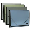 Expanding Wallet Bag 12 Block With Rope Plastic Documents Filing Products For Business 4 color Box File Case A4 Size
