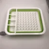 Hot Selling Travel Folding drain pan Collapsible Silicone detachable Kitchen Dish Drying Rack Folding drain pan