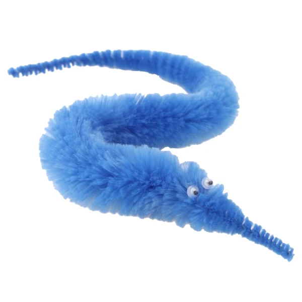 fluffy worm toy