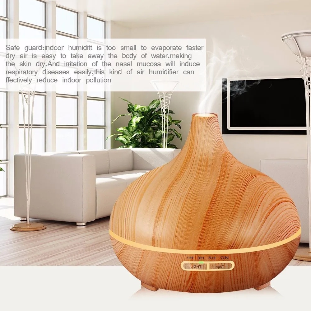 Wooden Electric Adjustable Perfume Fragrance Scent Aromatherapy Aromatic Nebulizer Diffuser