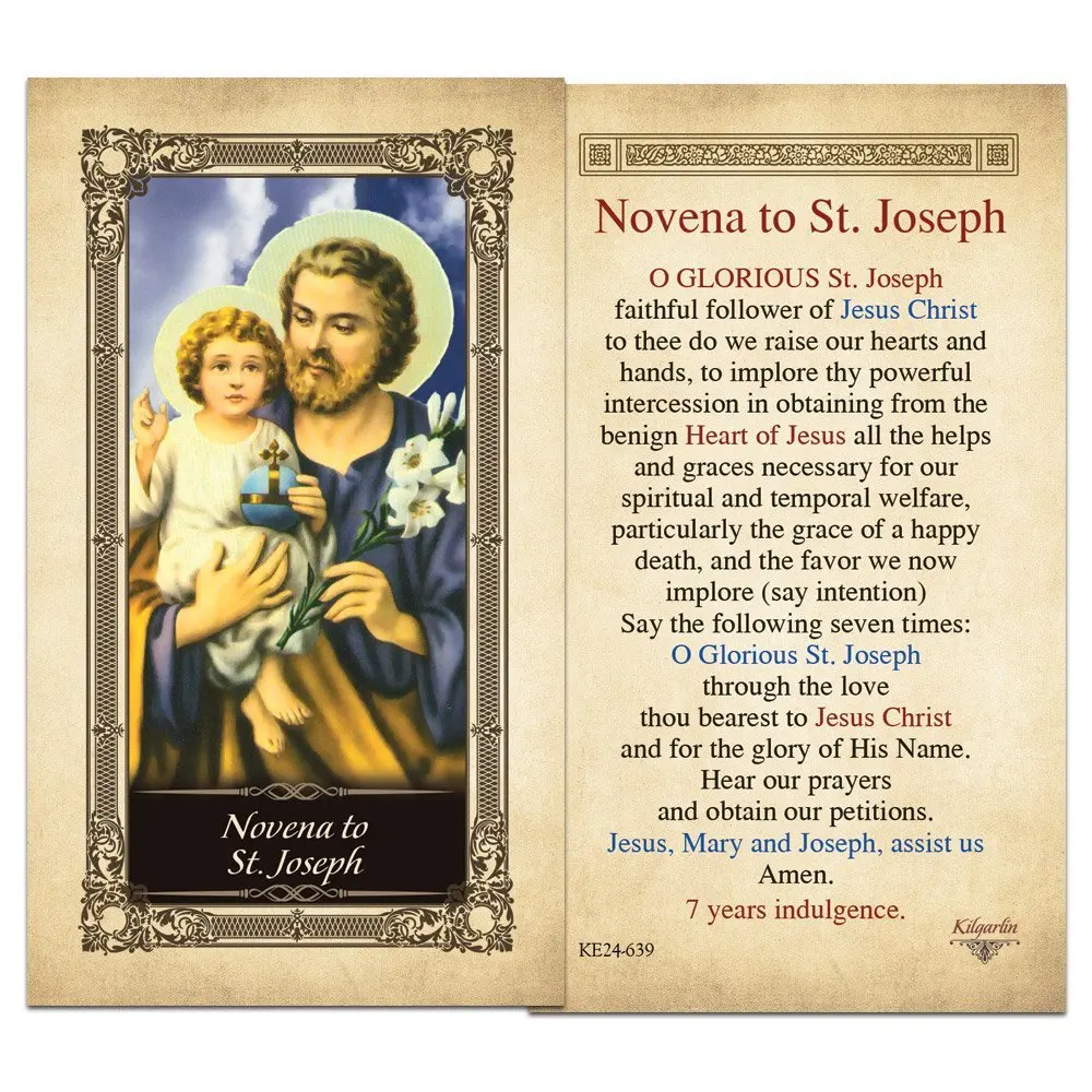 St Joseph Novena For A Job