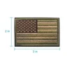 Multitan Tactical Military Patches, American Flag Embroidered Patch 2x3
