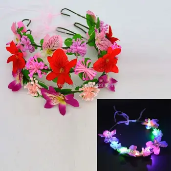 garland flower headband