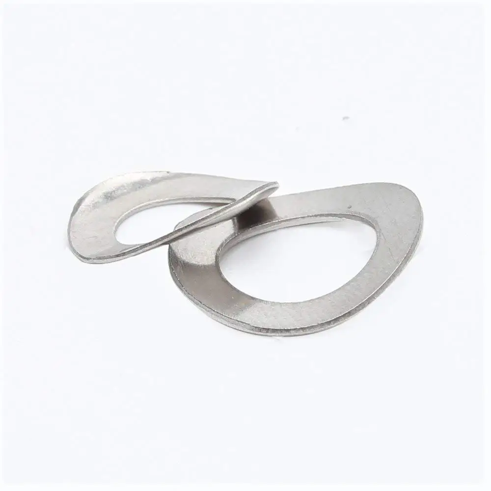 M8x15mm(0.6") Stailess Steel Wave Washer, Spring Washer,Wave Gasket Ring(Pack of 50)