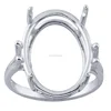 customized Cheap best selling sterling silver ring mounting without stones