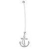 Cute BioFlex Pregnancy Enamel Heart Cupcake Dangle Navel Ring