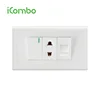 P120 Plate Multipurpose PC RJ45 Connector With Switch Socket For House