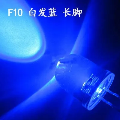 dip LED 10mm White Transparent 1w 20mA 3V Ultra Bright Round 10 mm LED Light Emitting Diode Lamp Water Clear Through Hole Bulb