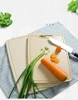 Small size fruit vegetable bamboo fiber chopping block compostable cutting board