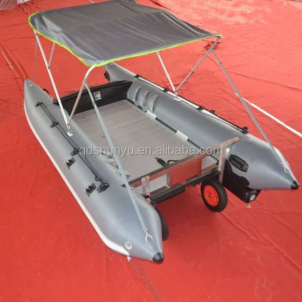 hot!!!ce3.8m aluminum floor inflatable zapcat boat for