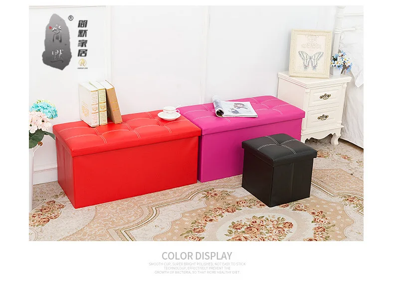 2018  home furniture foldable storage stool