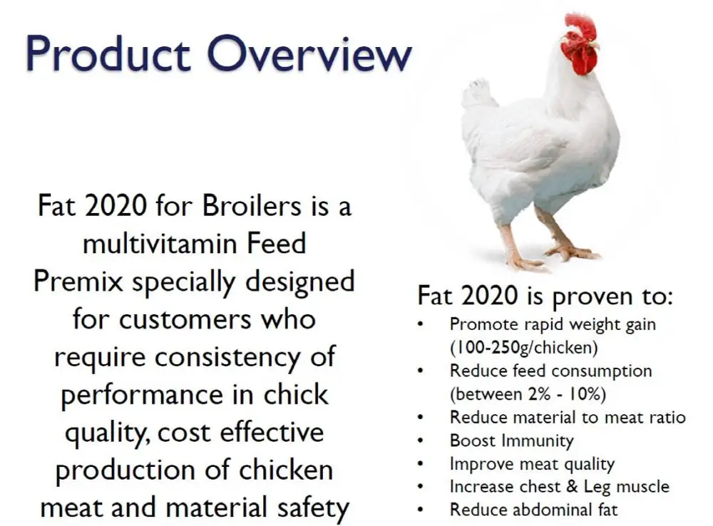 Gmp Factory Broiler Growth Booster,Poultry Weight Gain Promoter Buy