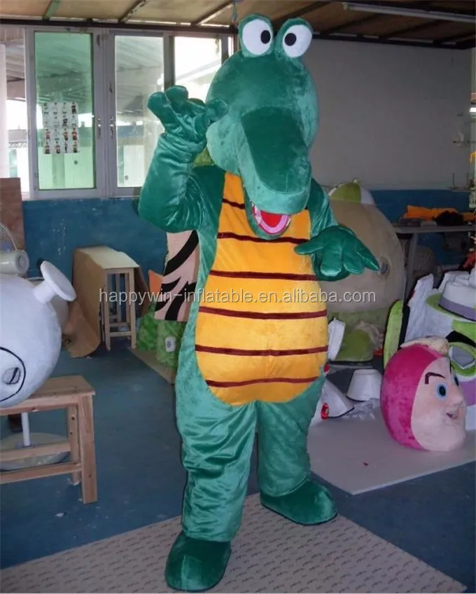 New Fursuit Customized Cartoon Character Crocodile Mascot Costumes For ...