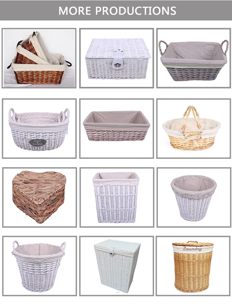 Rectangle Food Baskets Crafts Wood Hamper Baskets Bulk Wicker Fruit Basket Tray Buy Food