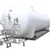 HNJS low evaporation Perlite insulation 25000L liquid nitrogen containerchemical storage cryogenic tank