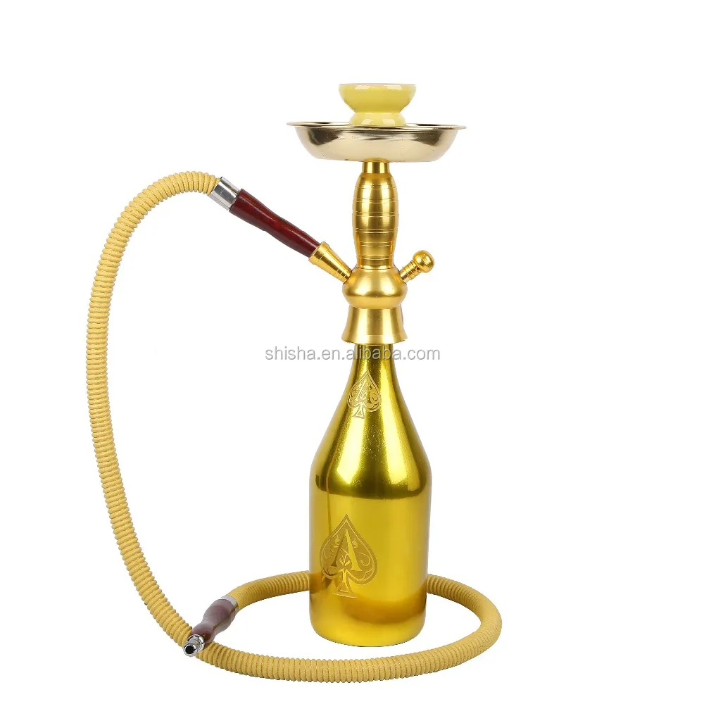 Wholesale Hookah Stem Portable Cheap Hookah Wine Bottle Stem Hookah
