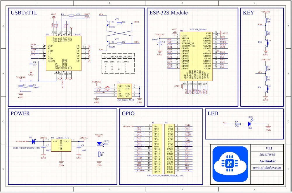 Esp32 nodemcu схема