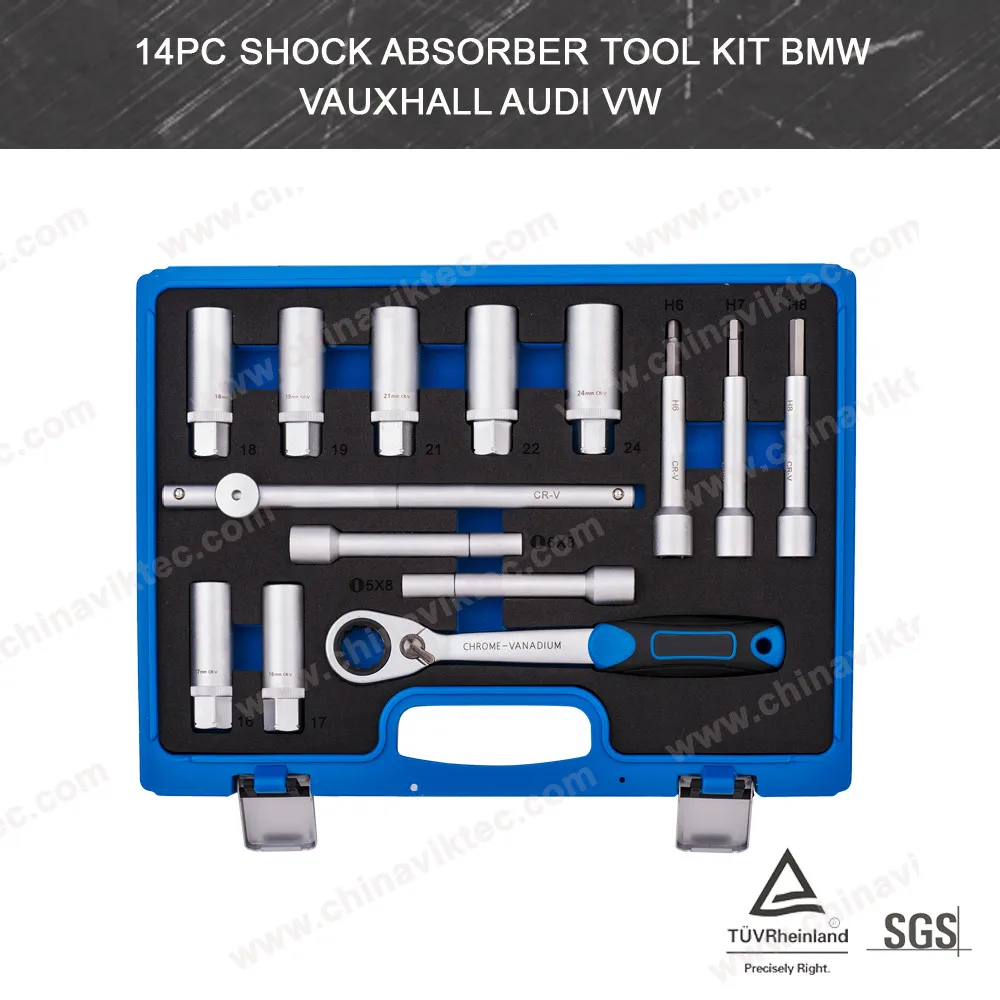14pc Shock Absorber Strut Nut Removal Tool Kit For Bmw/ Vauxhall /audi