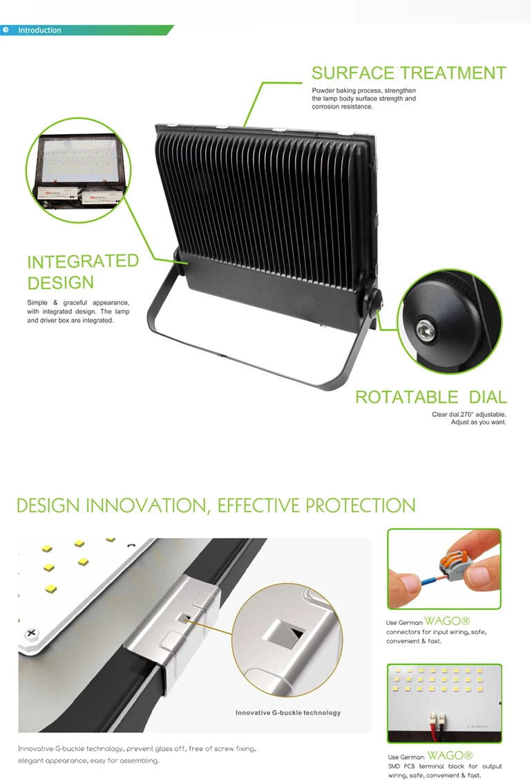 Led Flood Light 300w Outdoor Ip66 Glass Cover 5 Years Warranty Ip65 Led