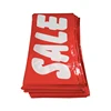 Custom printing reflective roadside advertising banners sports team flags / store banner / street flag