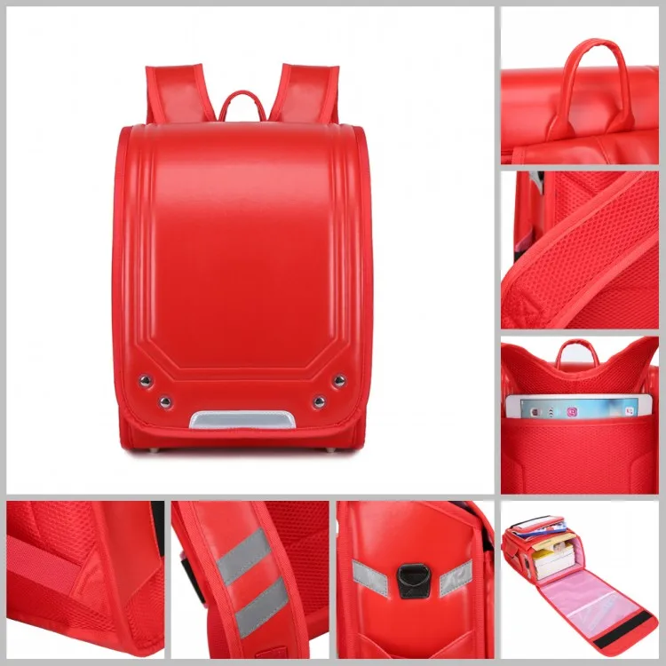 Hot sale waterproof kids backpack blank pu school backpack for girls and boys 