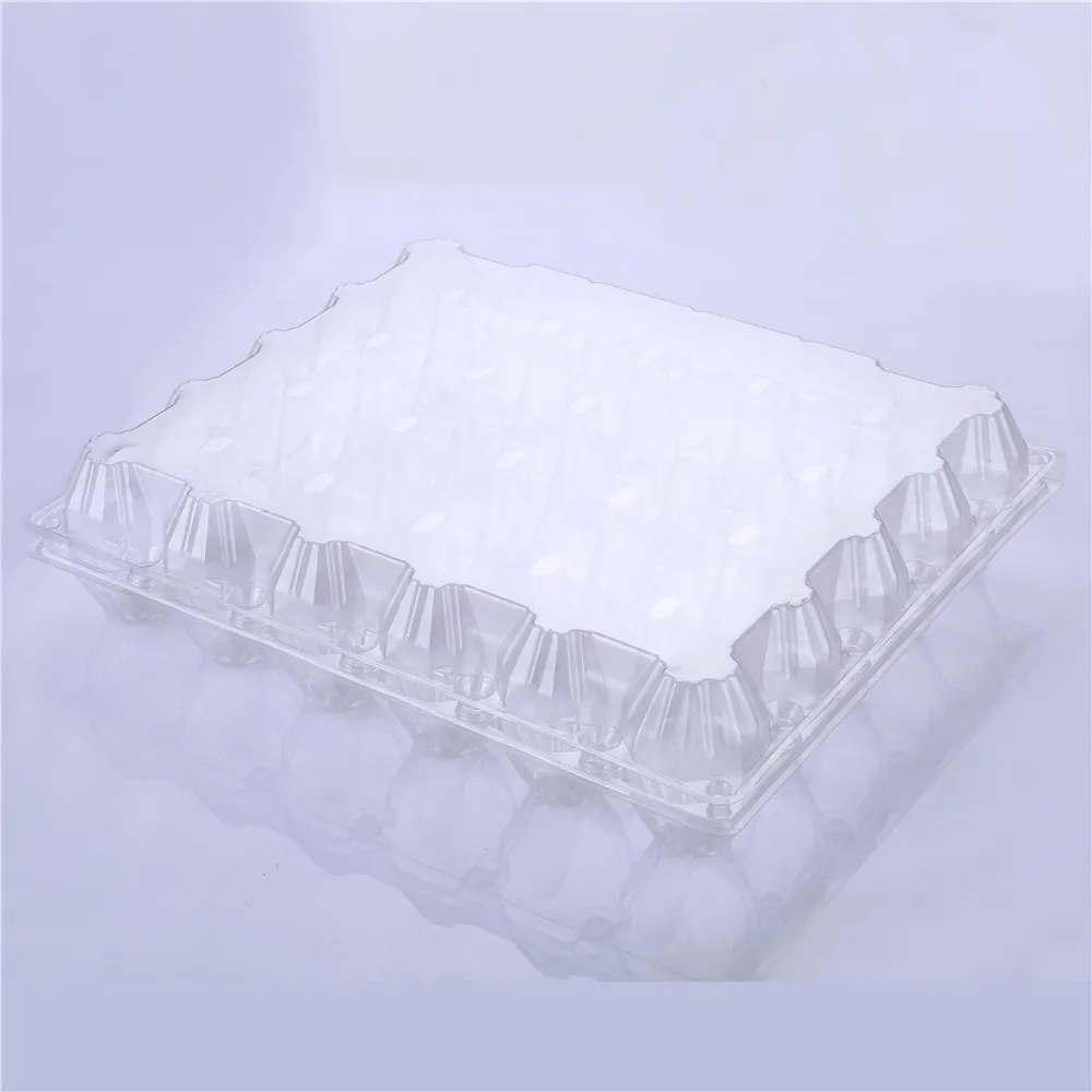 30 Cell Plastic Egg Tray Packaging For Chicken Egg,Clear Egg Tray