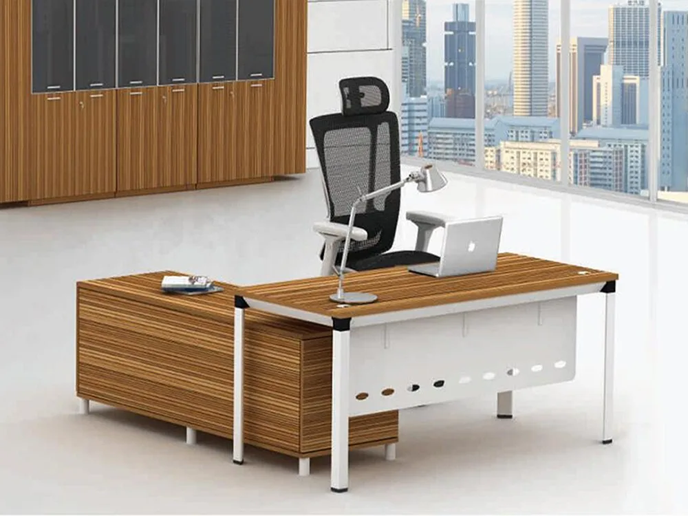 قوانغتشو بودا المعدنية الحديثة طاولة مكتبية الساقين للحصول على مكتب عمل