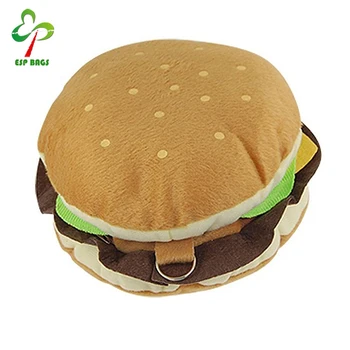 ポータブルかわいいプッシュバッグ Cd ホルダー 複数のハンバーガー型